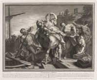 KG 12939
<br/>
De schaking van Helena
<br/>
<em>Surugue, Louis (1686-1762)</em>